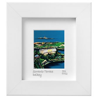Sorrento Terrace Dalkey - Mini Framed Print