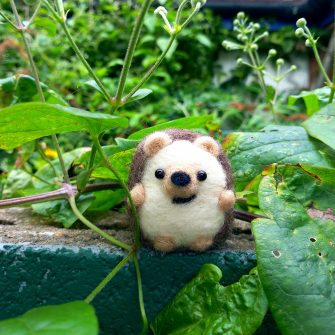 Needle Felted Hedgehog