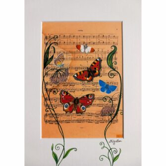 Vintage Butterfly Art