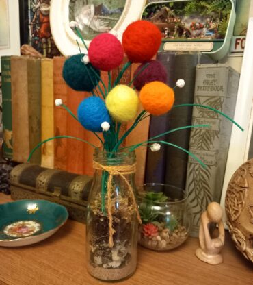 Felted Flower Bouquet Felted Flower Bouquet