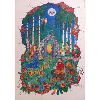 Midsummer's Night Dream Art Print by Jenni Kilgallon