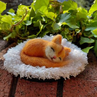 Needle Felting Workshop with Jenni Kilgallon - Sleepy Cat